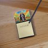 NEW Bernese Mountain Dog Hippie Dawg Sticky Note Holder Refillable Dispenser Self-Sticky Note Pads, Memo Pads Blank Desk Accessories